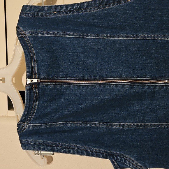 Anthrpologie Women's Blue Denim Dress Sz 1x - Picture 4 of 15